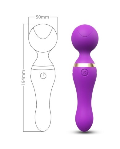 ARMONY - FREEZA MASSAGER & VIBRATEUR TÊTE SUPER FLEXIBLE VIOLET
