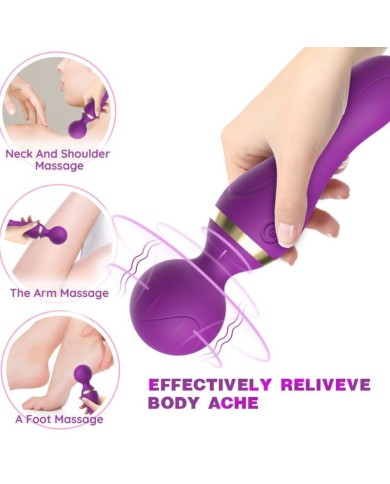 ARMONY - FREEZA MASSAGER & VIBRATEUR TÊTE SUPER FLEXIBLE VIOLET
