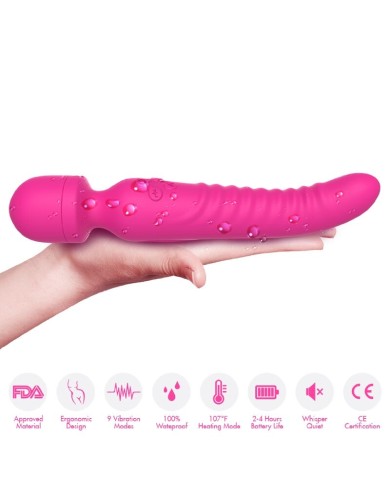ARMONY - MISSION MASSAGER & VIBRATEUR EFFET CHALEUR FUCHSIA