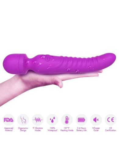 ARMONY - MISSION MASSAGER & VIBRATEUR EFFET CHALEUR VIOLET