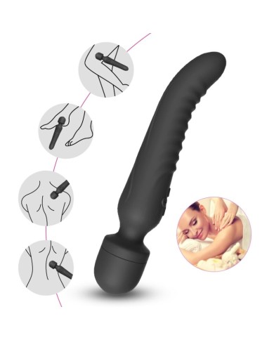 ARMONY - MISSION MASSAGER & VIBRATEUR EFFET CHALEUR NOIR