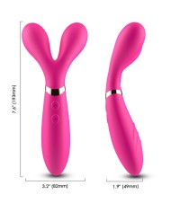 ARMONY - Y-WAND MASSAGE & VIBRATEUR DOUBLE TÊTE FUCHSIA