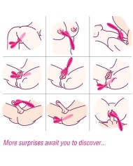 ARMONY - Y-WAND MASSAGE & VIBRATEUR DOUBLE TÊTE FUCHSIA
