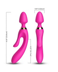 ARMONY - MASSEUR & VIBRATEUR LAPIN FUCHSIA