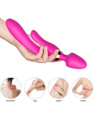 ARMONY - MASSEUR & VIBRATEUR LAPIN FUCHSIA