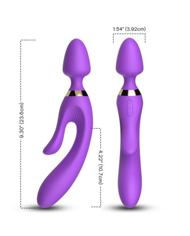 ARMONY - MASSEUR & VIBRATEUR LAPIN VIOLET