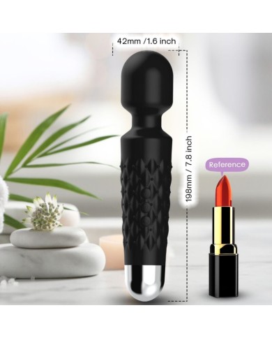 ARMONY - MASSEUR ET VIBRATEUR POSTMAN TÊTE SUPER FLEXIBLE NOIR