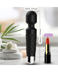 ARMONY - MASSEUR ET VIBRATEUR POSTMAN TÊTE SUPER FLEXIBLE NOIR