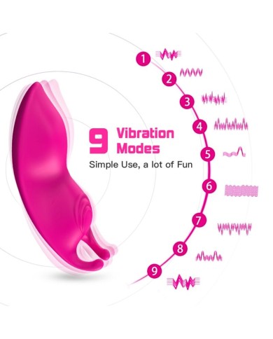 ARMONY - HONEYBEE WEARABLE PANTIES VIBRATEUR G-SPOT TÉLÉCOMMANDE FUCHSIA