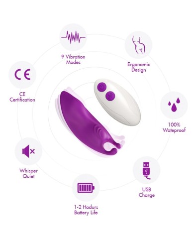 ARMONY - HONEYBEE WEARABLE PANTIES VIBRATEUR G-SPOT TÉLÉCOMMANDE VIOLET