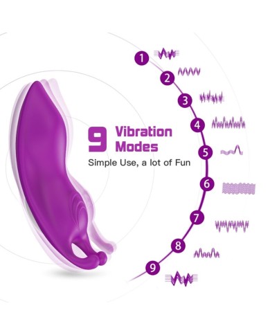 ARMONY - HONEYBEE WEARABLE PANTIES VIBRATEUR G-SPOT TÉLÉCOMMANDE VIOLET