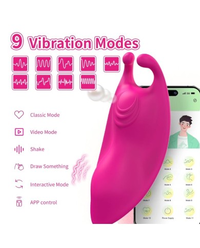 ARMONY - HONEYBEE WEARABLE PANTIES VIBRATEUR G-SPOT FUCHSIA - APPLICATION GRATUITE