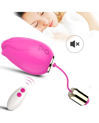 ARMONY - VIBRATEUR MANDALA EGG TÉLÉCOMMANDE G-SPOT FUCHSIA