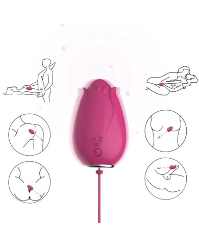 ARMONY - VIBRATEUR MANDALA EGG TÉLÉCOMMANDE G-SPOT FUCHSIA