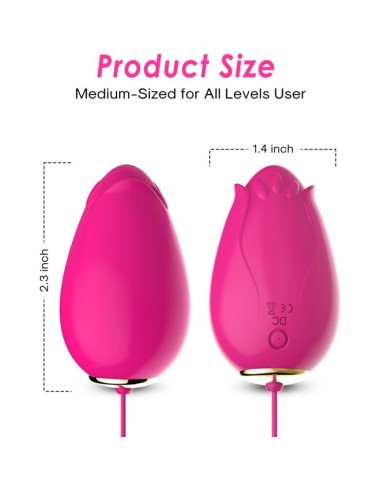 ARMONY - VIBRATEUR MANDALA EGG TÉLÉCOMMANDE G-SPOT FUCHSIA