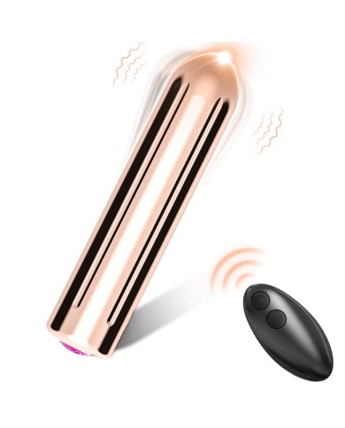 ARMONY - WARHEAD VIBRATOR BULLET TÉLÉCOMMANDE DORÉ 2 CM X 8.8 CM