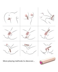 ARMONY - WARHEAD VIBRATOR BULLET TÉLÉCOMMANDE DORÉ 2 CM X 8.8 CM