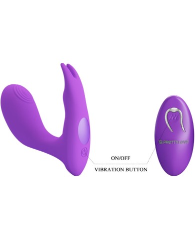 PRETTY LOVE - TÉLÉCOMMANDE À VIBRATION ET PULSATION IDABELLE VIOLET