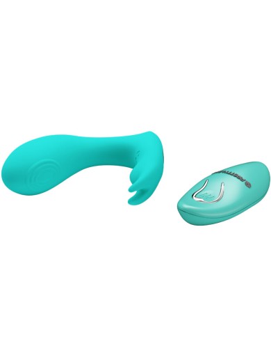 PRETTY LOVE - TÉLÉCOMMANDE À VIBRATION ET PULSATION IDABELLE BLEU