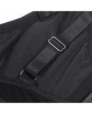 SUBBLIME - 955236 ENSEMBLE SOUTIEN-GORGE BONDAGE NOIR AVEC JARRETELLE S/M