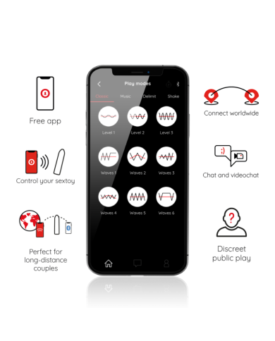 ONINDER - BERLIN VIBRATEUR BULLET NOIR 9 MODES 8,5 X 2 CM - APPLICATION GRATUITE
