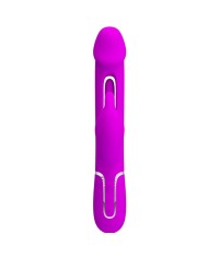 PRETTY LOVE - VIBRATEUR DEJON RABBIT 3 EN 1 MULTIFONCTION FUCSIA