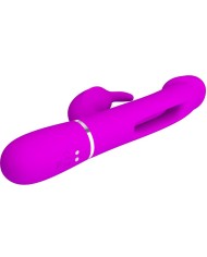 PRETTY LOVE - VIBRATEUR DEJON RABBIT 3 EN 1 MULTIFONCTION FUCSIA