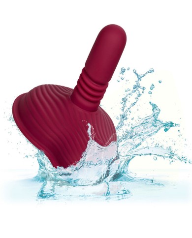 CALEXOTICS - RIDER MASSAGER DOUBLE MOTEUR TÉLÉCOMMANDE ROUGE
