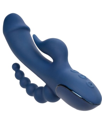 CALEXOTICS - VIBRATEUR TRIPLE ORGASME BLEU