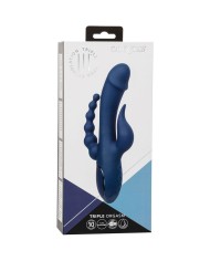 CALEXOTICS - VIBRATEUR TRIPLE ORGASME BLEU