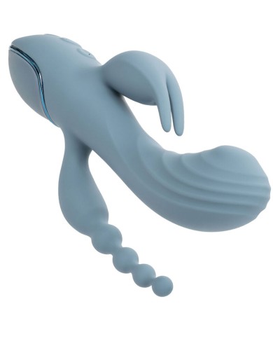 CALEXOTICS - VIBRATEUR TRIPLE ECSTASY GRIS