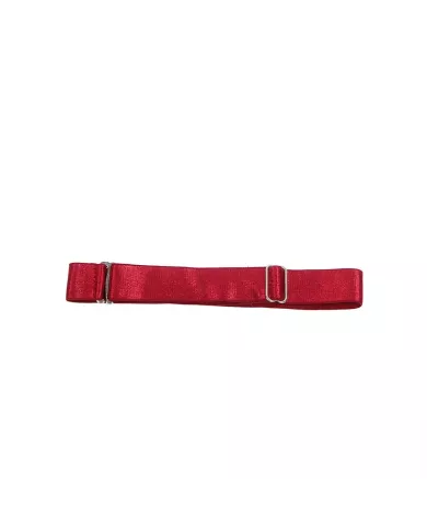 SUBBLIME - 955403 ROBE À BRETELLES EN CUIR BORDEAUX L/XL