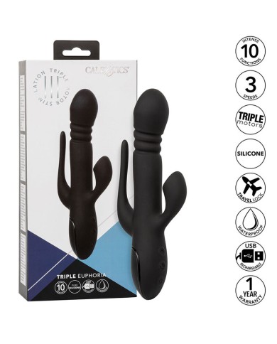 CALEXOTICS - VIBRATEUR TRIPLE EUPHORIA NOIR