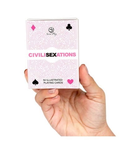 SECRET PLAY - JEU DE CARTES POUR COUPLES "CIVILISEXATIONS"