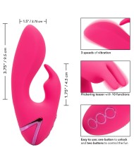 CALEXOTICS - DONC. VIBRATEUR CAL SUNSHINE RABBIT FUCHSIA PAR CALIFORNIA DREAMING