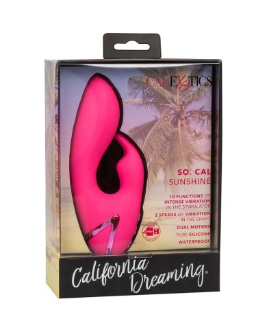 CALEXOTICS - DONC. VIBRATEUR CAL SUNSHINE RABBIT FUCHSIA PAR CALIFORNIA DREAMING