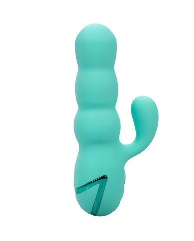 CALEXOTICS - VIBRATEUR DEL MAR DIVA RABBIR AQUA GREEN PAR CALIFORNIA DREAMING