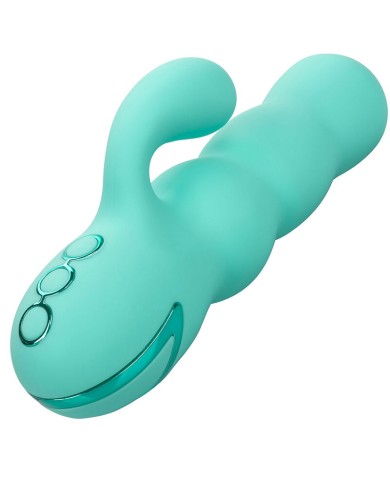 CALEXOTICS - VIBRATEUR DEL MAR DIVA RABBIR AQUA GREEN PAR CALIFORNIA DREAMING
