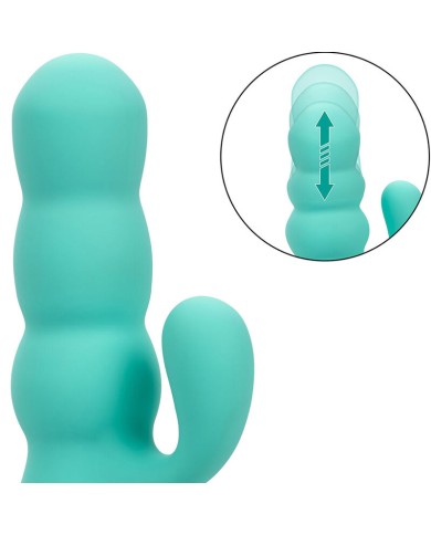CALEXOTICS - VIBRATEUR DEL MAR DIVA RABBIR AQUA GREEN PAR CALIFORNIA DREAMING