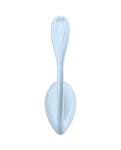 SATISFYER - APPLICATION GRATUITE STIMULATEUR DE POINT G PÉTALE LISSE BLEU CIEL