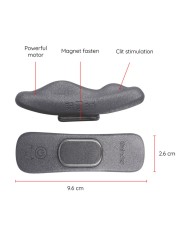 ONINDER - VIBRATEUR RECHARGEABLE MANILA PANTY 9 VITESSES 9,6 CM X 2,6 CM - APPLICATION GRATUITE