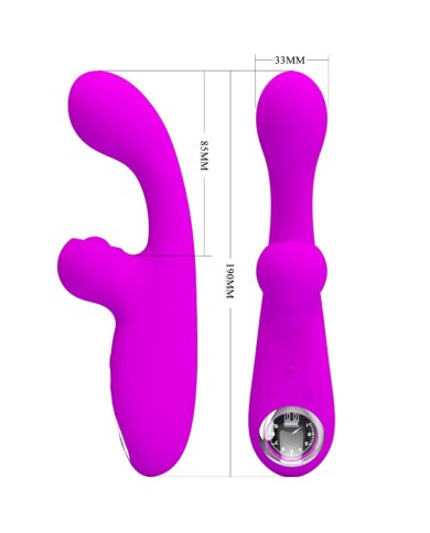 PRETTY LOVE - SKYLAR VIBRATEUR STIMULATEUR VIOLET