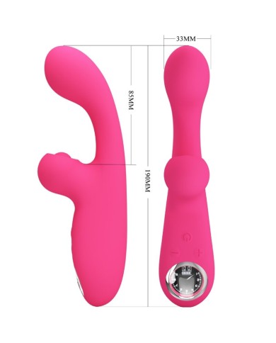 PRETTY LOVE - SKYLAR VIBRATEUR STIMULATEUR ROSE