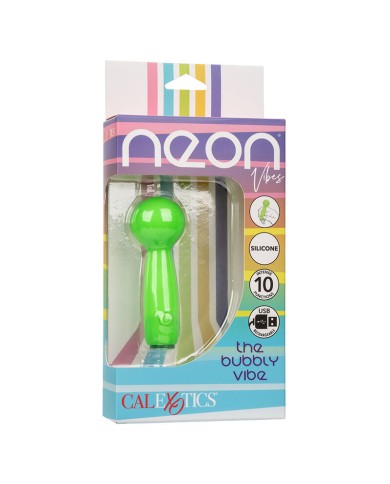 CALEXOTICS - NEON VIBES LE BUBBLY VIBE MINI MASSEUR 10 VIBRATIONS VERT