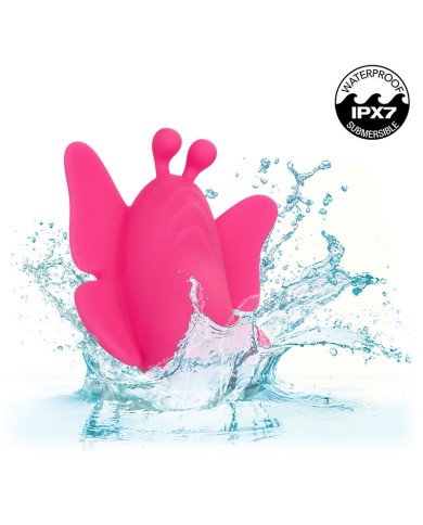 CALEXOTICS - NEON VIBES FLUTTER VIBE STIMULATEUR 10 VIBRATIONS ROSE