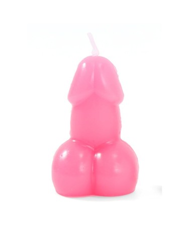 DIABLO PICANTE - BOUGIE EN FORME DE PÉNIS DE COULEUR FUCHSIA