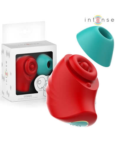 INTENSE - DONNIE STIMULATEUR CLITORIDIEN ROUGE/VERT