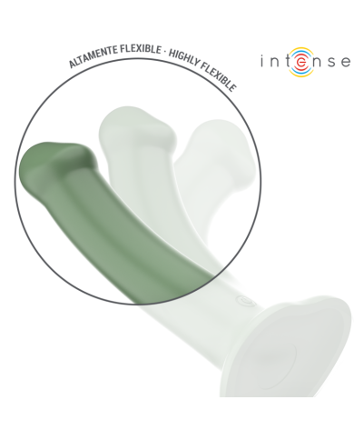 INTENSE - BECCA VIBRATEUR AVEC VENTOUSE 10 VIBRATIONS TÉLÉCOMMANDE VERTE