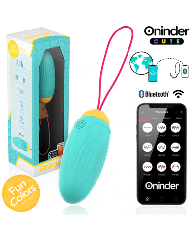 ONINDER CUTE - ŒUF VIBRANT LOVE PLEASURE - PIERRES EN SILICONE ROTATIVES - APPLICATION MONDIALE GRATUITE