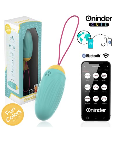 ONINDER CUTE - ŒUF VIBRANT LOVE PLEASURE - PIERRES EN SILICONE ROTATIVES - APPLICATION MONDIALE GRATUITE